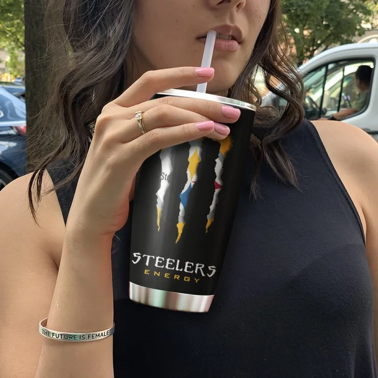 Personalized Pittsburgh Steelers Tumbler Cup - Image 3