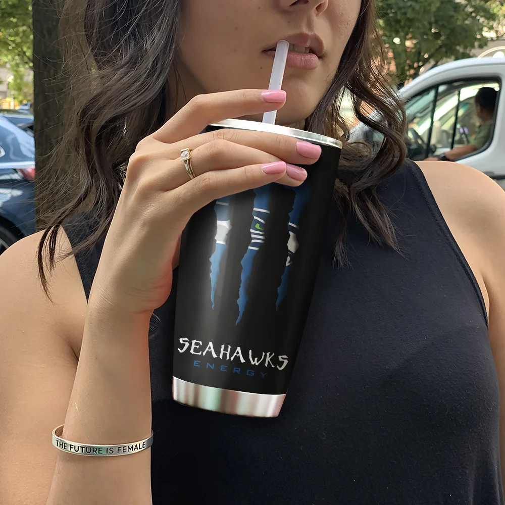 ΝFL29-Limited Personalized Seattle Seahawks Tumbler Cup 20OZ & 30OZ - Image 3