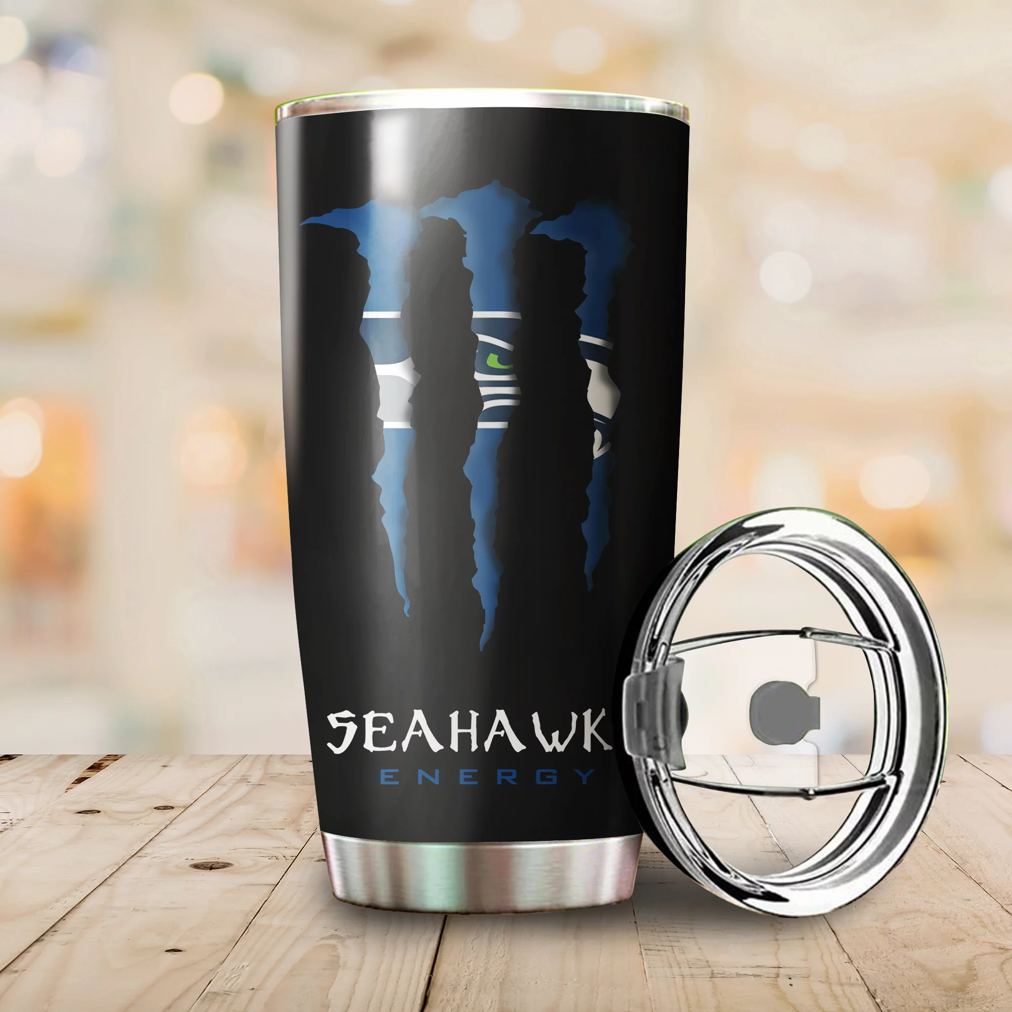 ΝFL29-Limited Personalized Seattle Seahawks Tumbler Cup 20OZ & 30OZ - Image 2