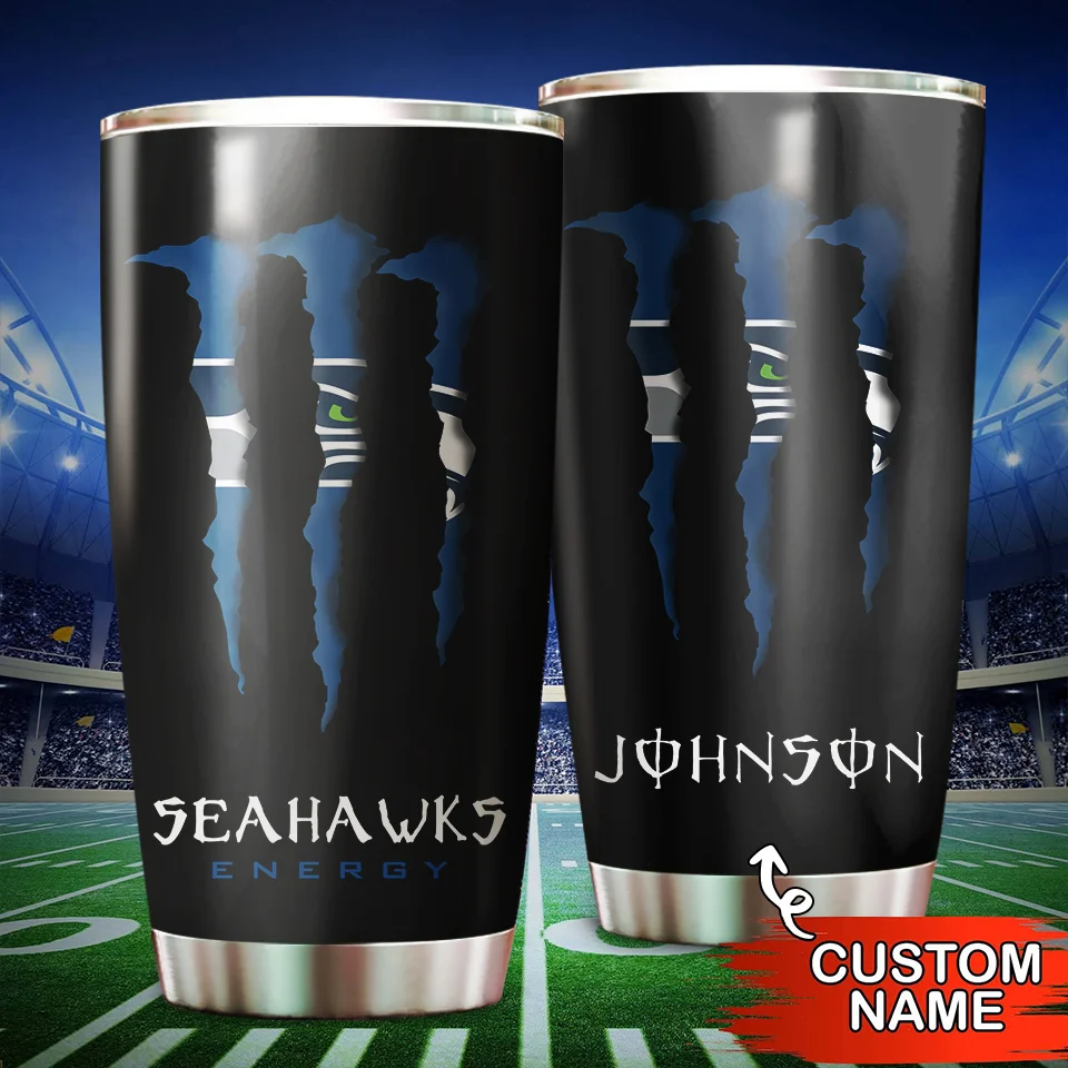 ΝFL29-Limited Personalized Seattle Seahawks Tumbler Cup 20OZ & 30OZ