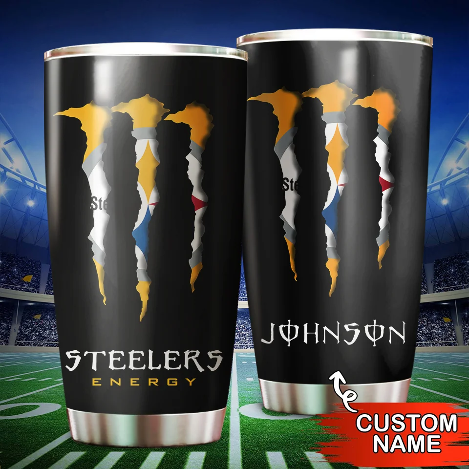 Personalized Pittsburgh Steelers Tumbler Cup