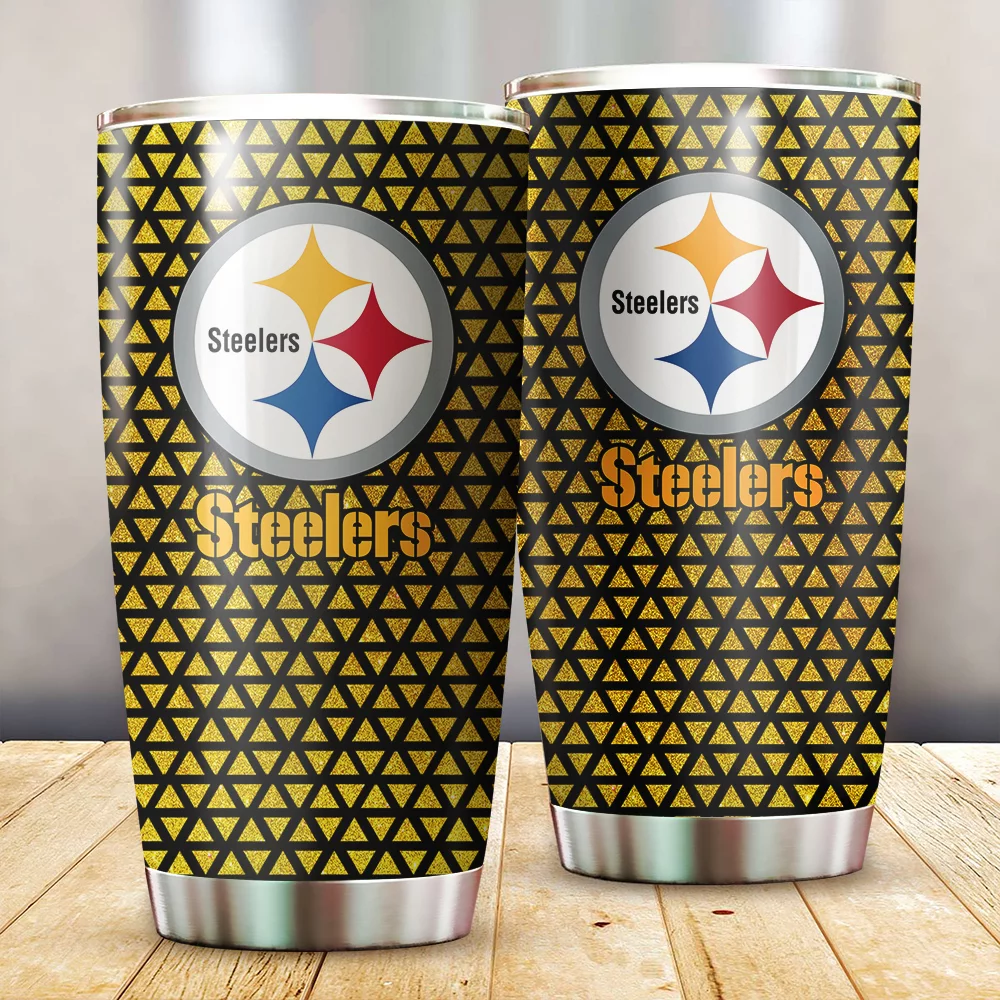 Pittsburgh Steelers - Tumbler Cup With Lid