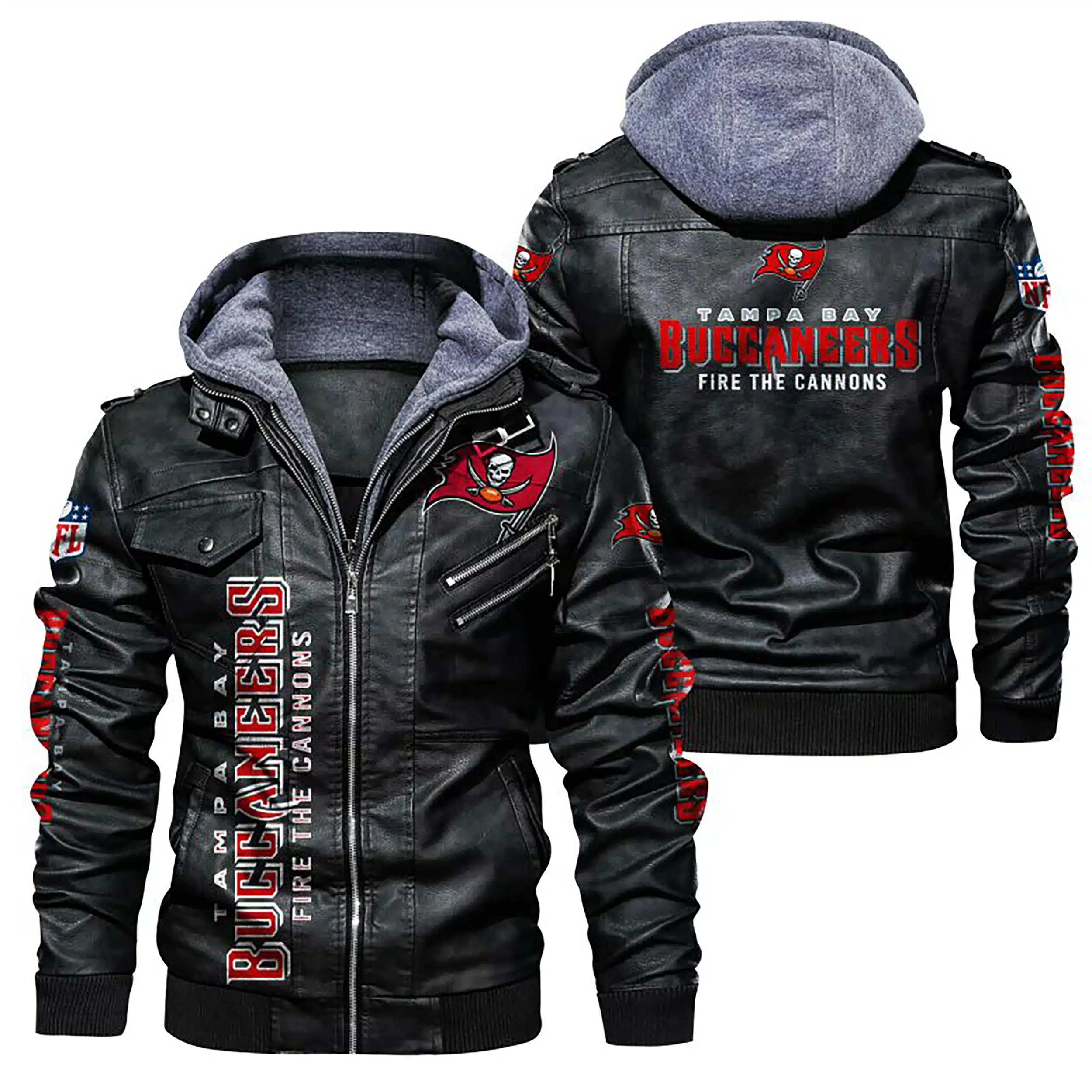 Tampa Bay Buccaneers Leather Jacket JE41