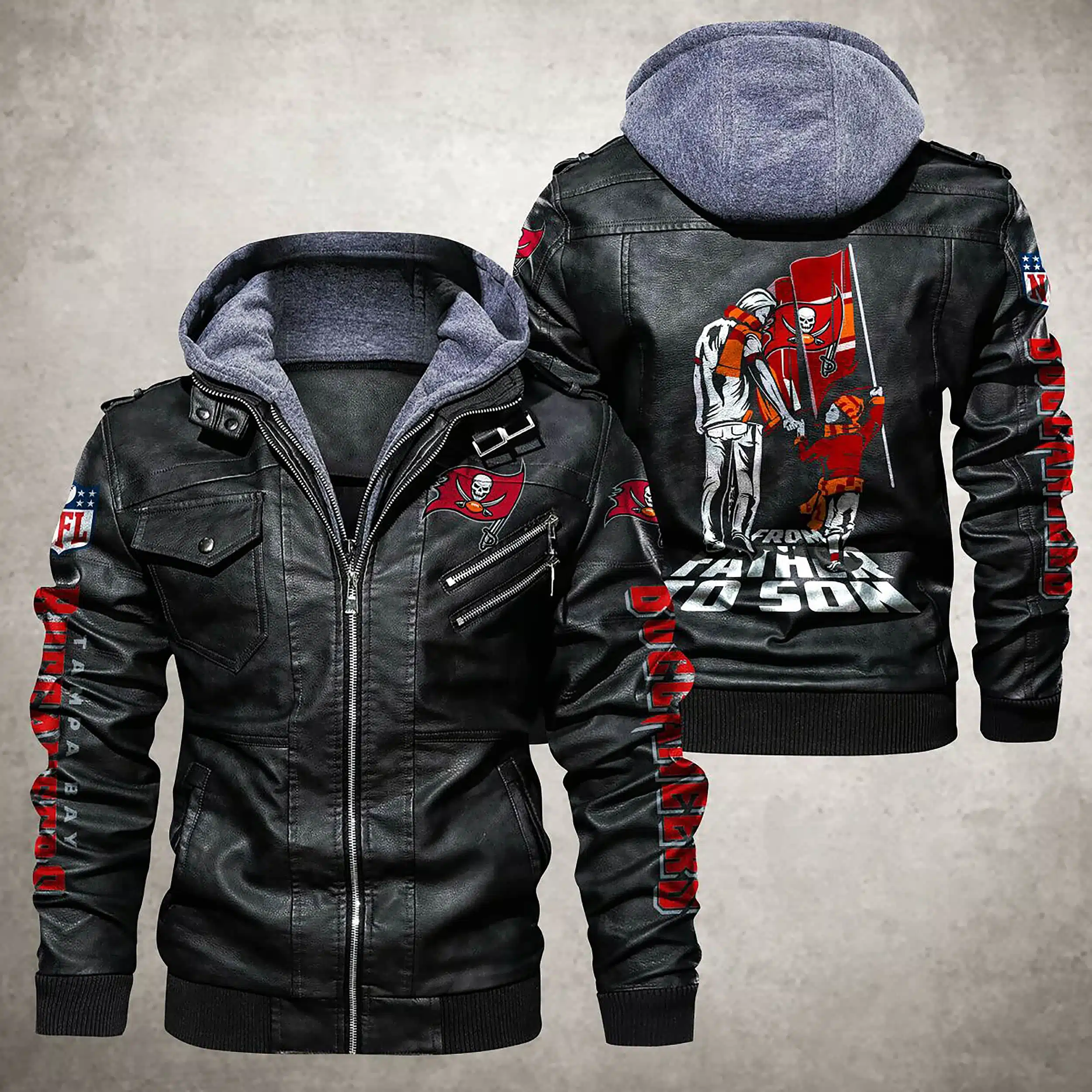 Tampa Bay Buccaneers Leather Jacket EJ57