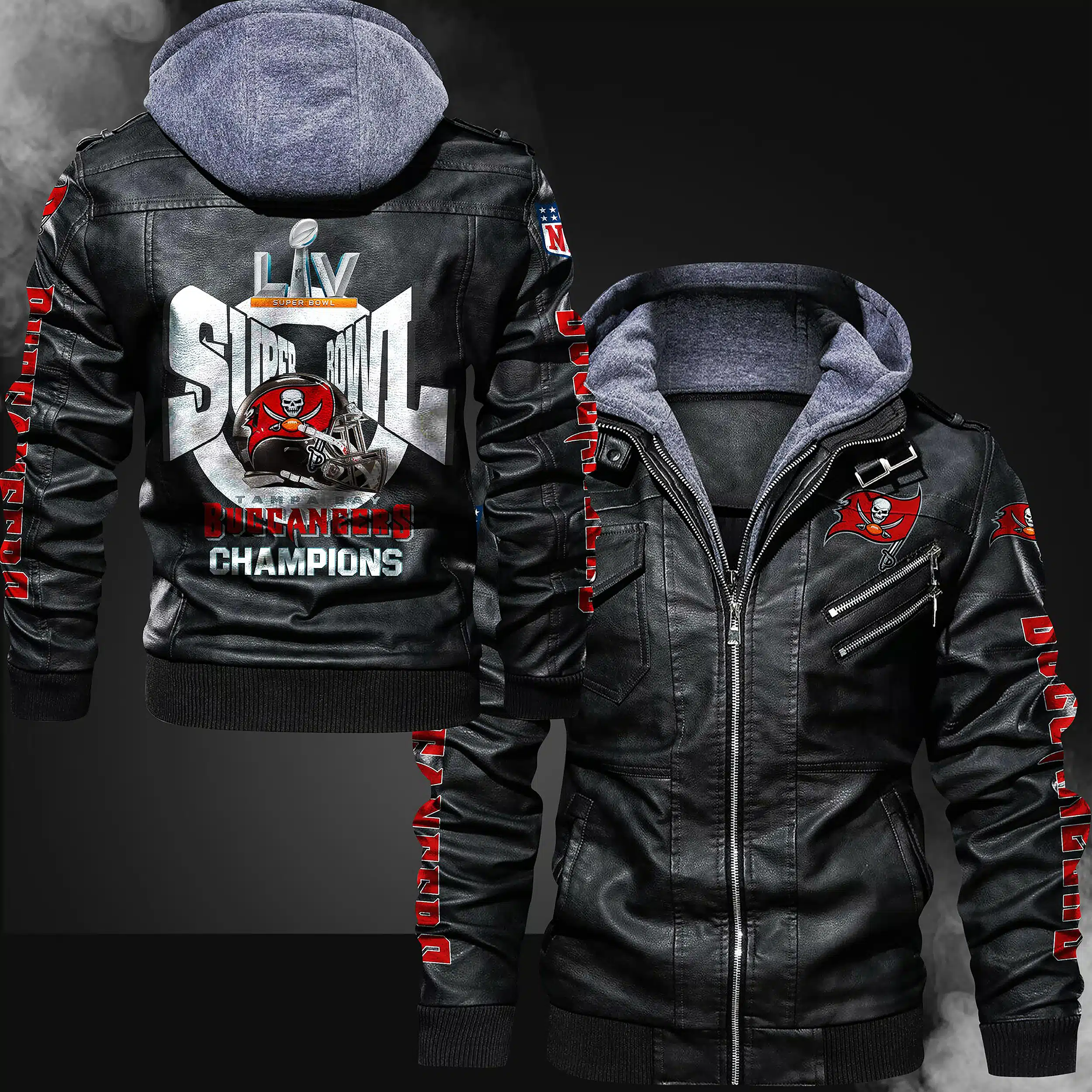 Tampa Bay Buccaneers Leather Jacket WE13