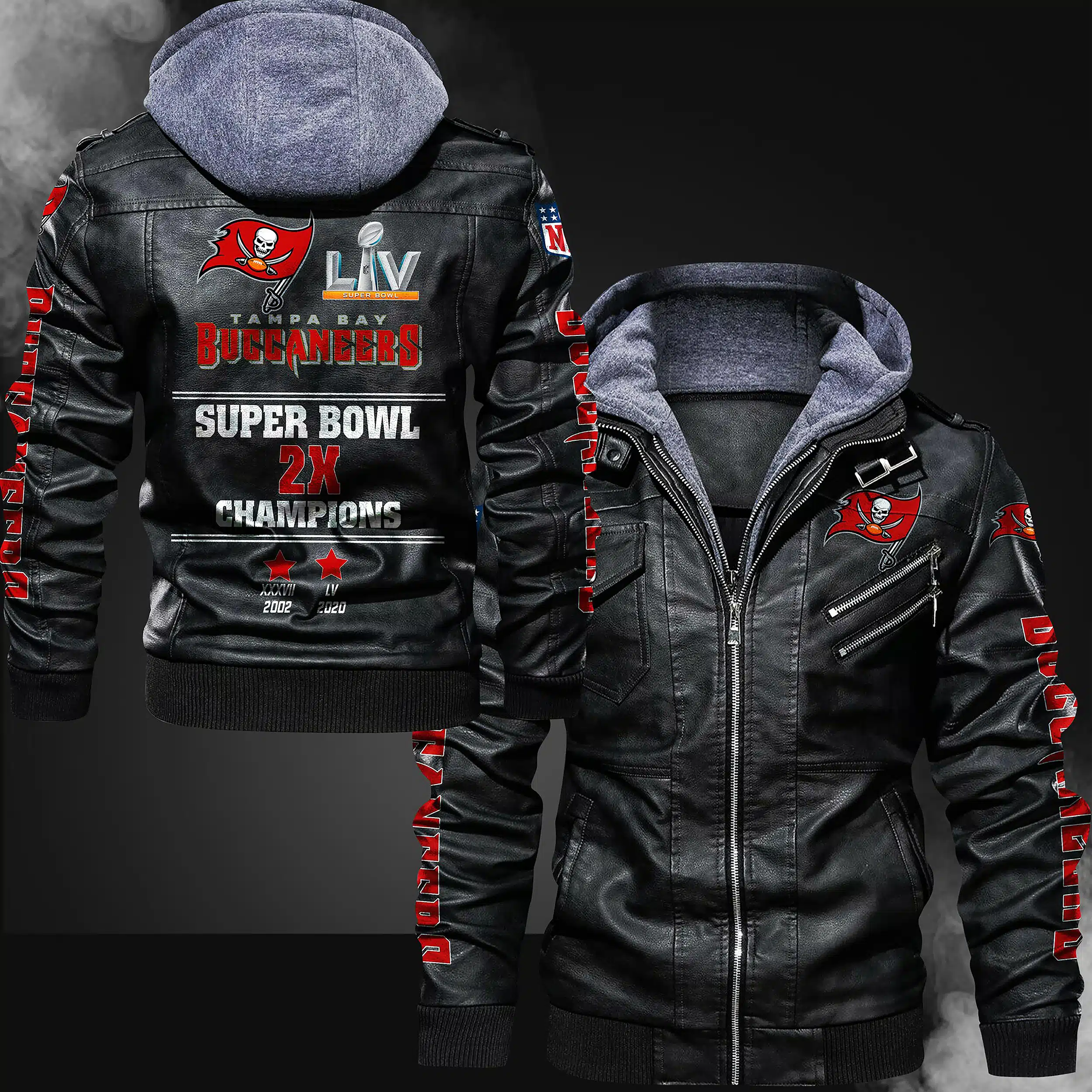 Tampa Bay Buccaneers Leather Jacket RP27