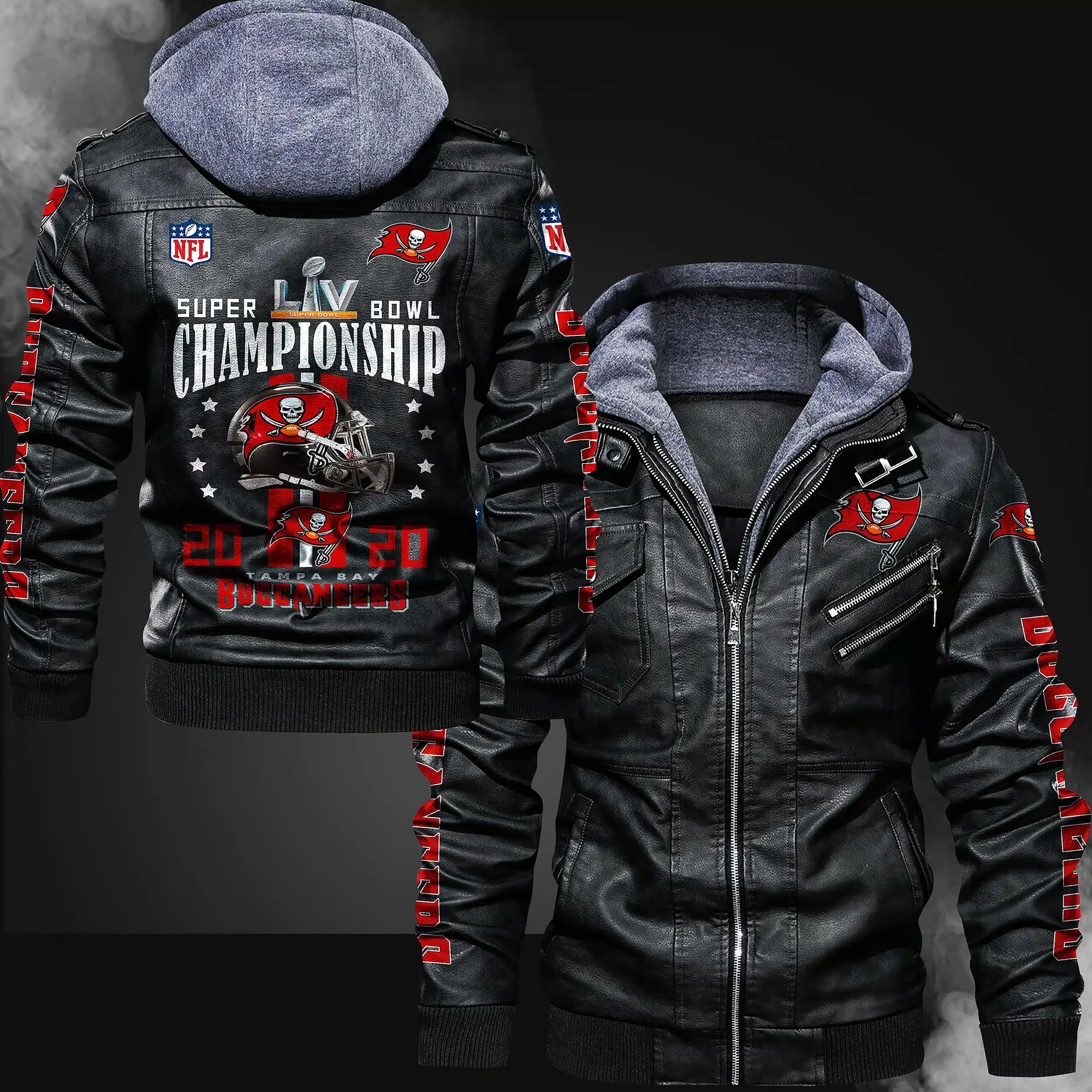 Tampa Bay Buccaneers Leather Jacket VH67