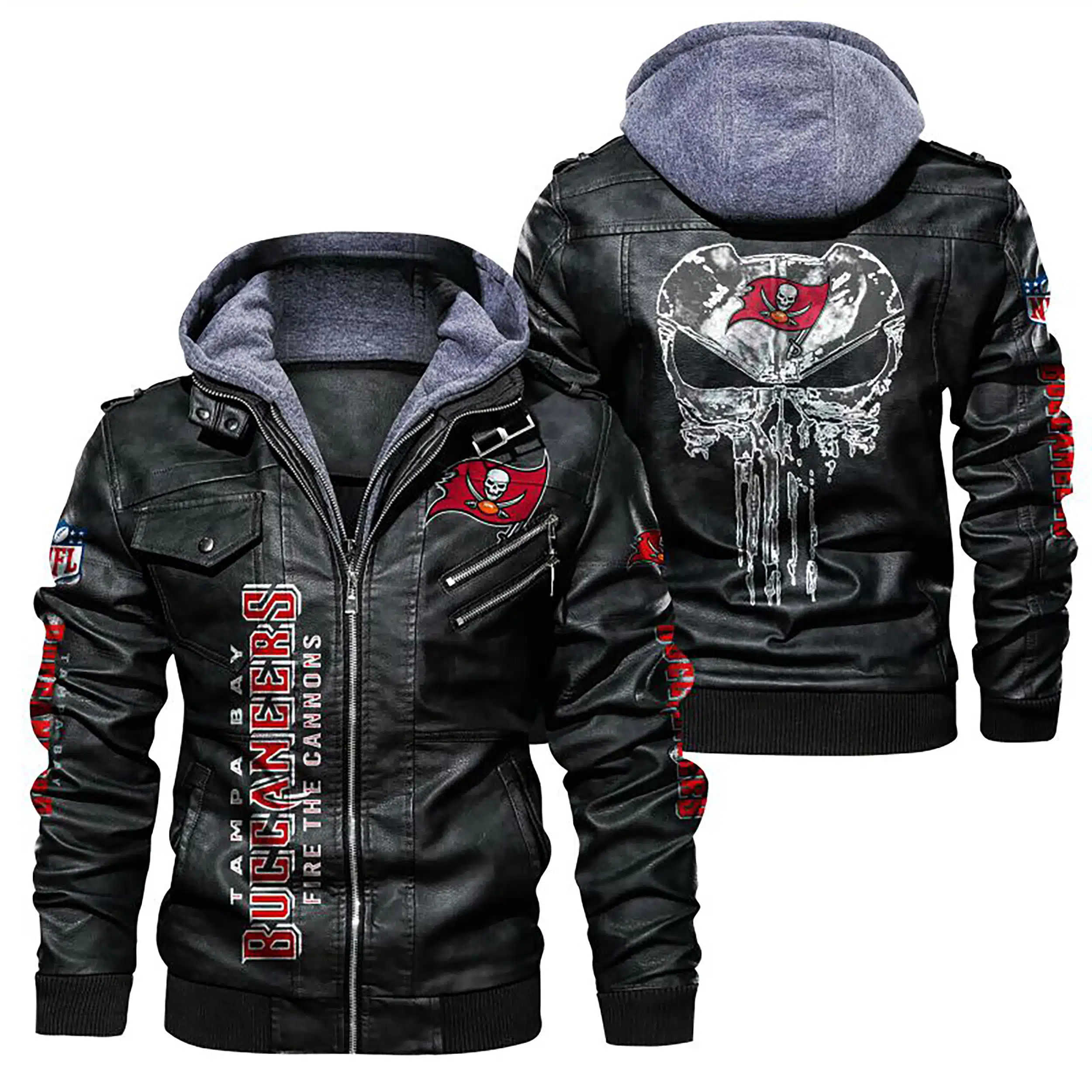 Tampa Bay Buccaneers Leather Jacket UF67
