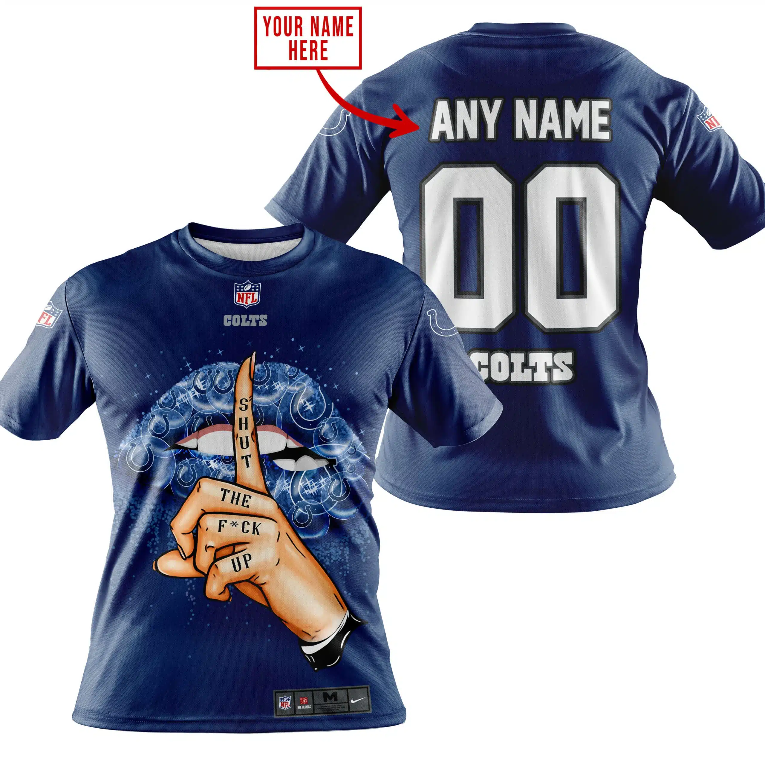 Shut The Fck Up | Indianapolis Colts | Custom Your Name - Image 6