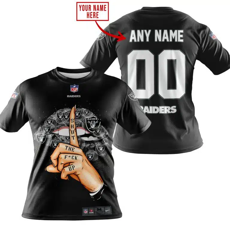 Shut The Fck Up | Las Vegas Raiders | Custom Your Name - Image 6