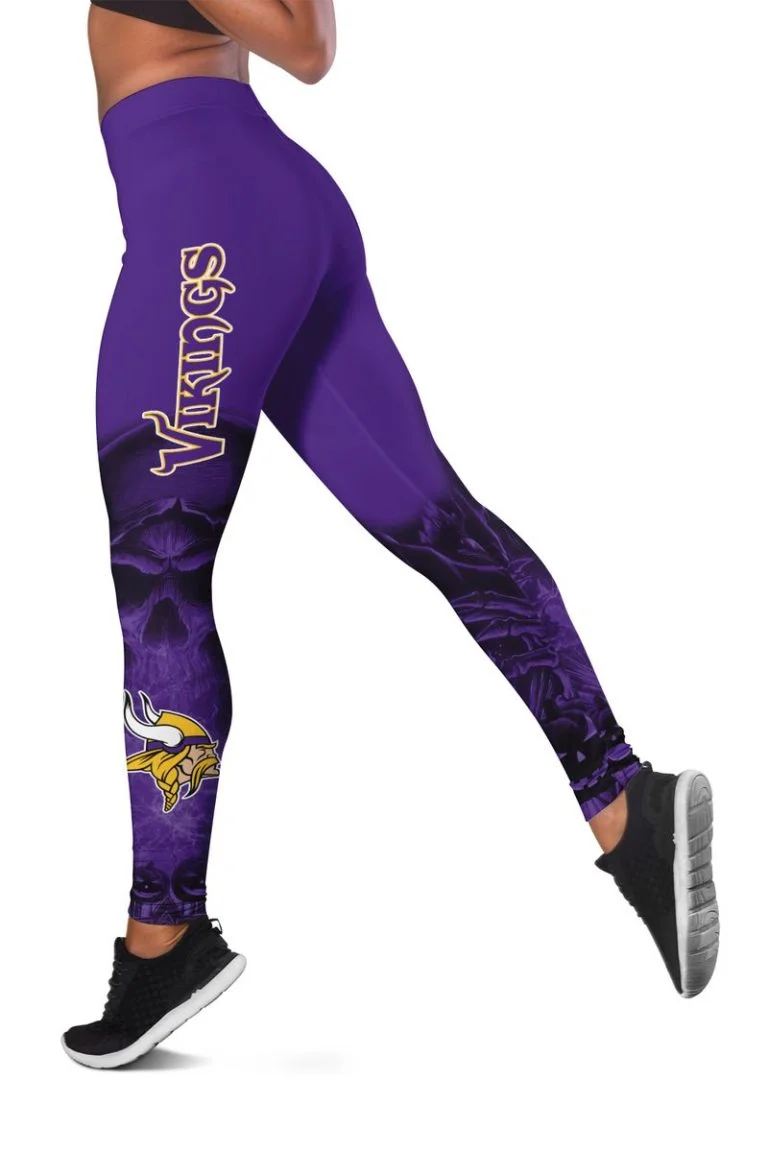 Minnesota Vikings Women's Hollow Out Tank Top + Legging OW13 - Image 3