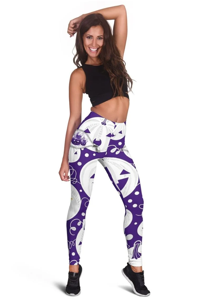 Minnesota Vikings Women's Hollow Out Tank Top + Legging XQ13 - Image 3