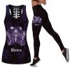 Minnesota Vikings Women's Hollow Out Tank Top + Legging OE71