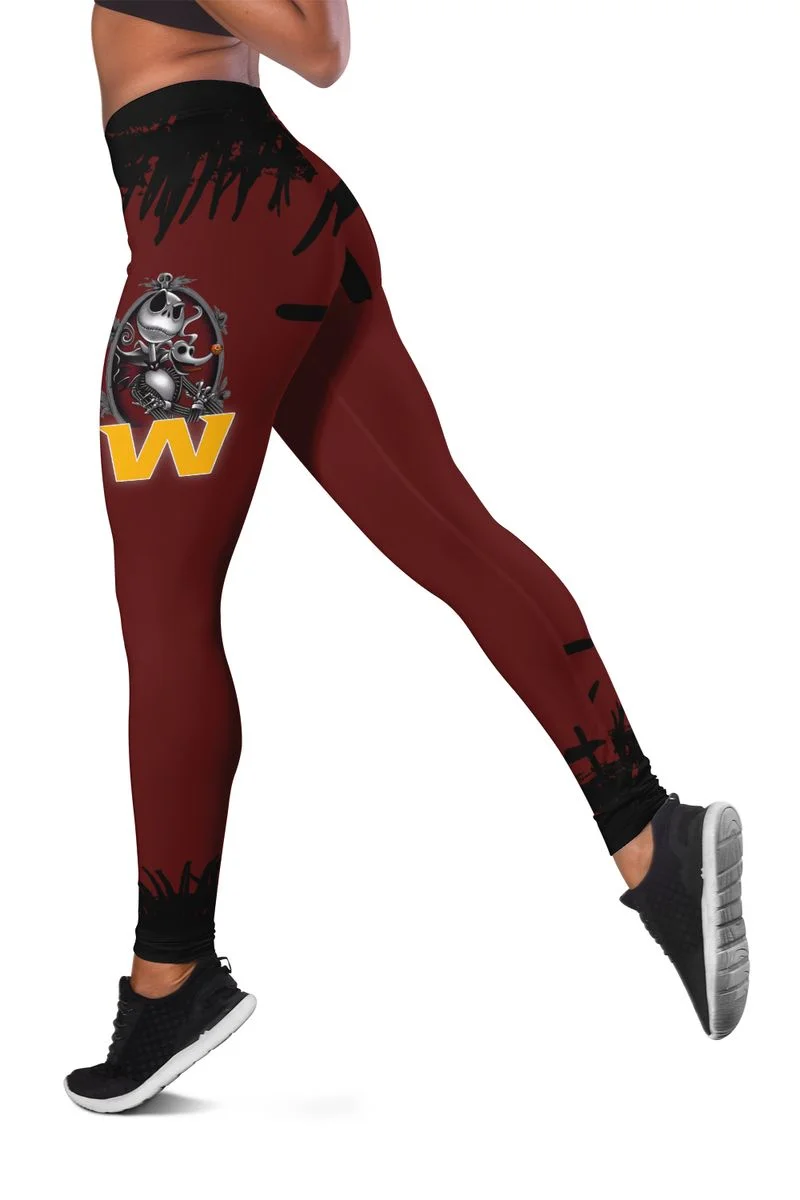 Washington Football Women's Hollow Out Tank Top + Legging EK19 - Image 3
