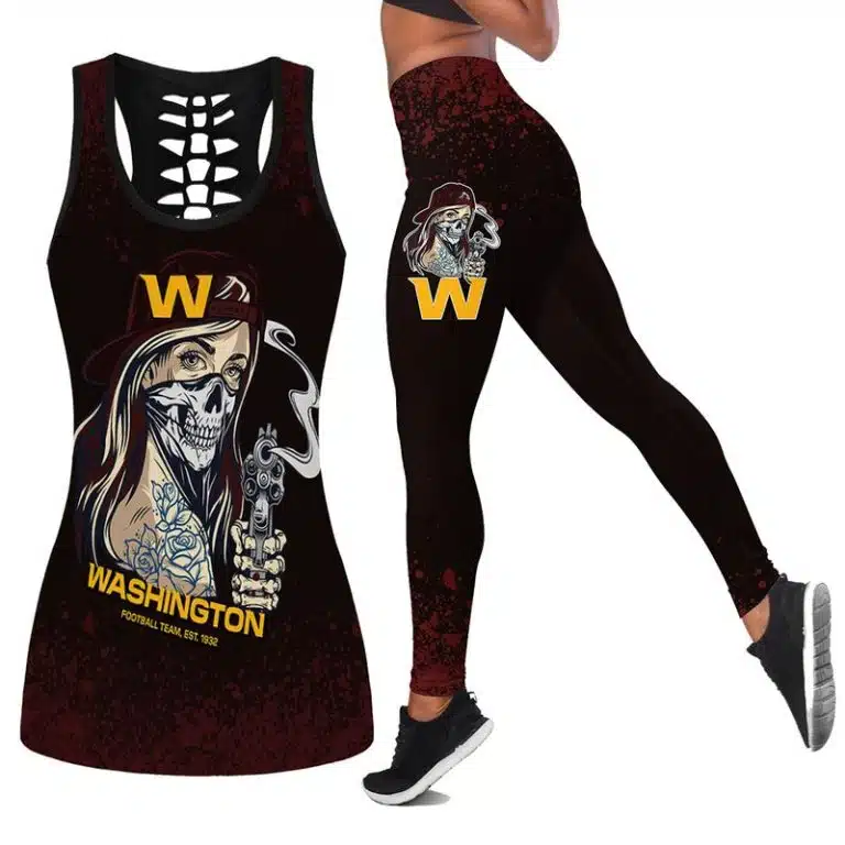 Washington Football Women's Hollow Out Tank Top + Legging NF66