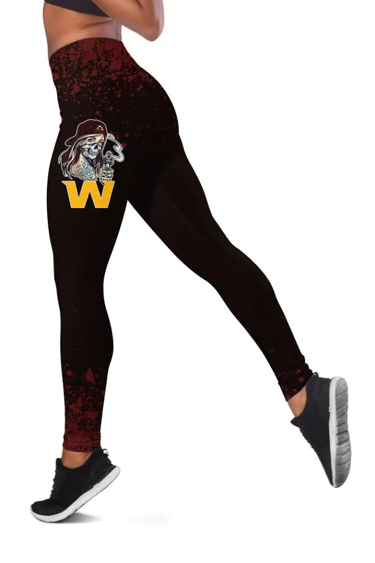 Washington Football Women's Hollow Out Tank Top + Legging NF66 - Image 3