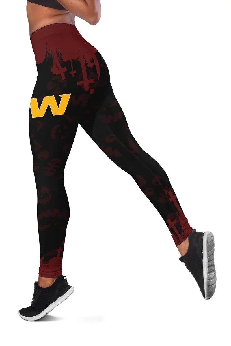 Washington Football Women's Hollow Out Tank Top + Legging EL76 - Image 3