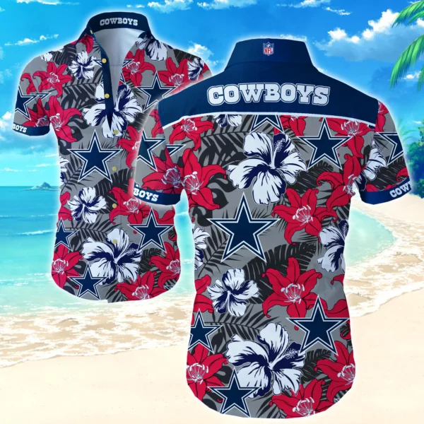 Dallas Cowboys Button-Up Shirt WH63