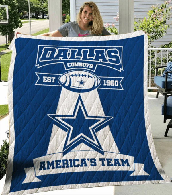 Dallas Cowboys Fleece Blanket WU79 - Image 2