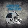Carolina Panthers Distressed Rug