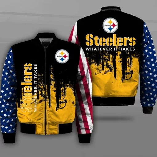 Pittsburgh Steelers Bomber Jacket XC89