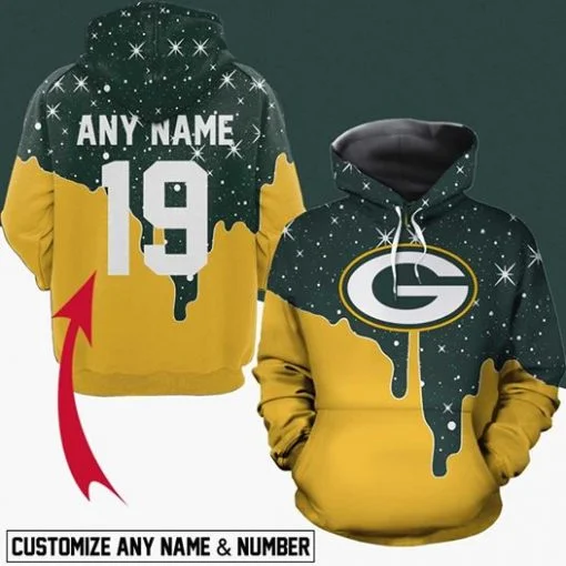 Customize Your Name Green Bay Packers HE36