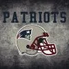 New England Patriots Distressed Rug