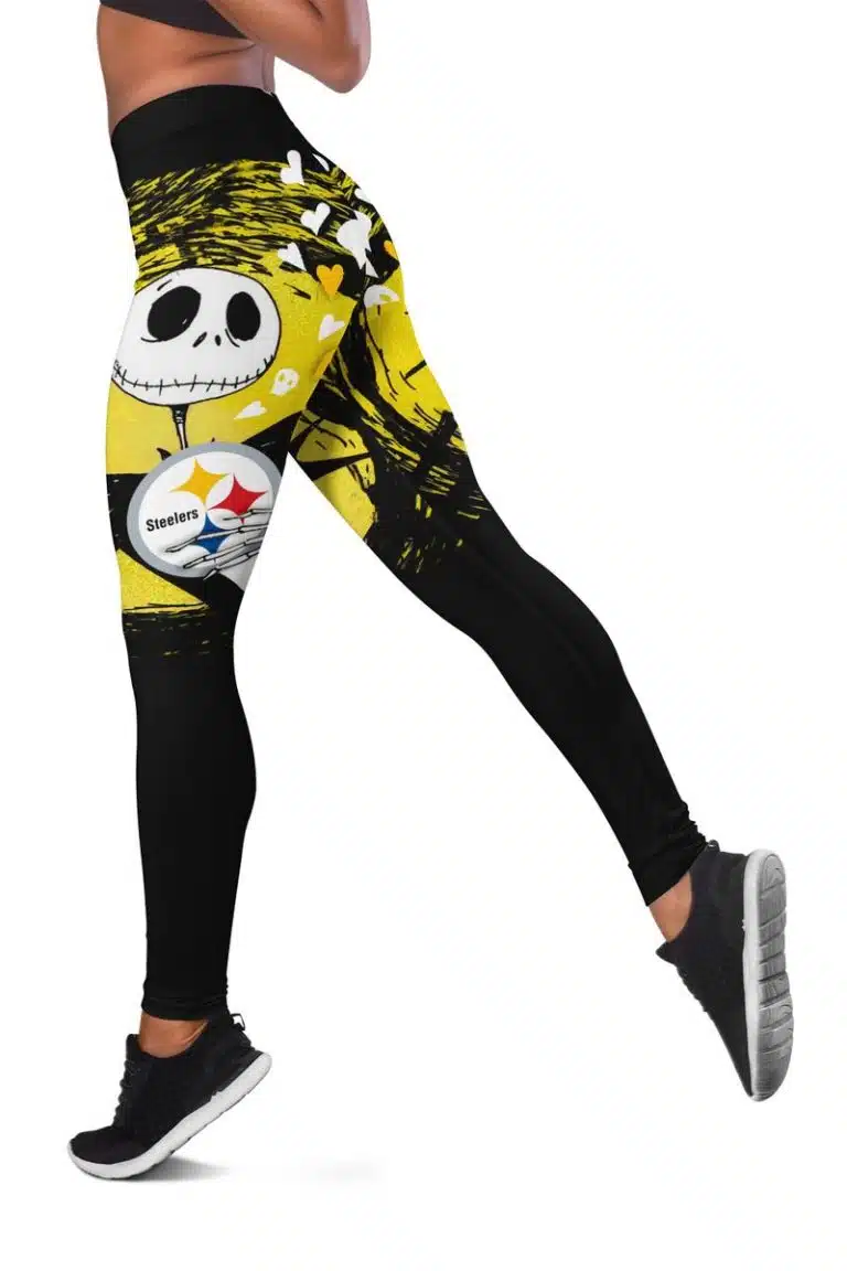Pittsburgh Steelers Women's Hollow Out Tank Top + Legging WT13 - Image 3