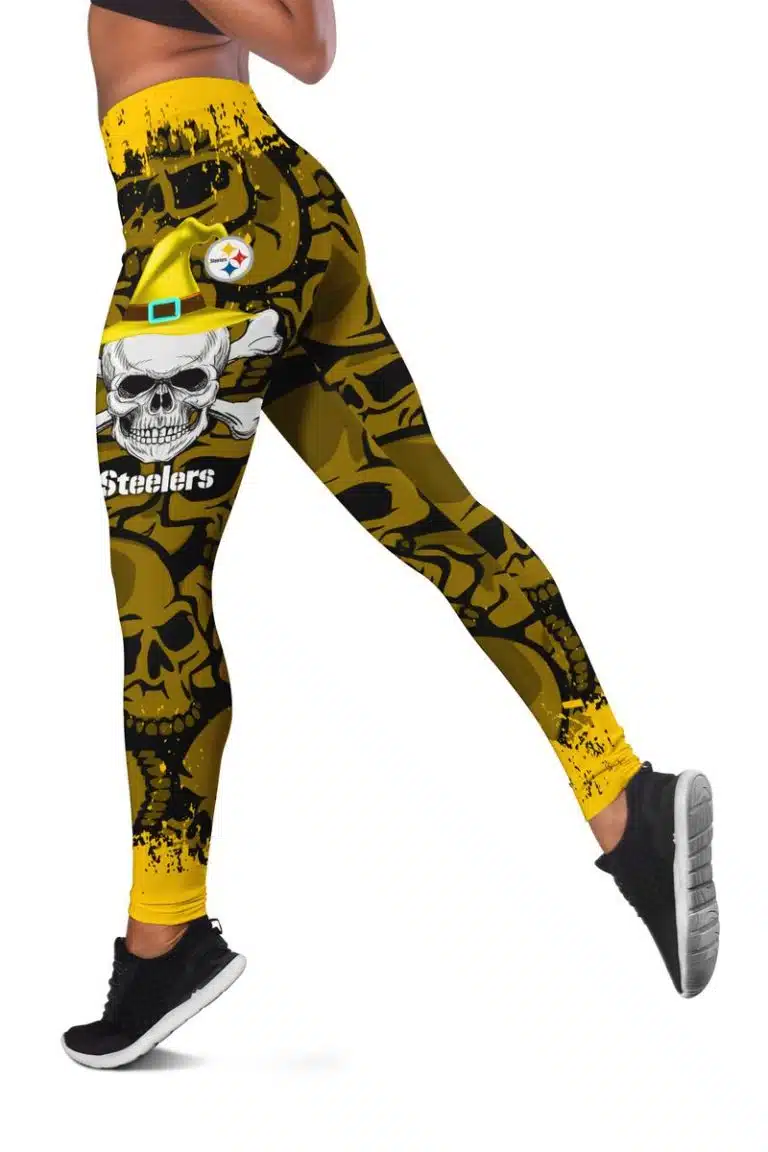 Pittsburgh Steelers Women's Hollow Out Tank Top + Legging RG28 - Image 3