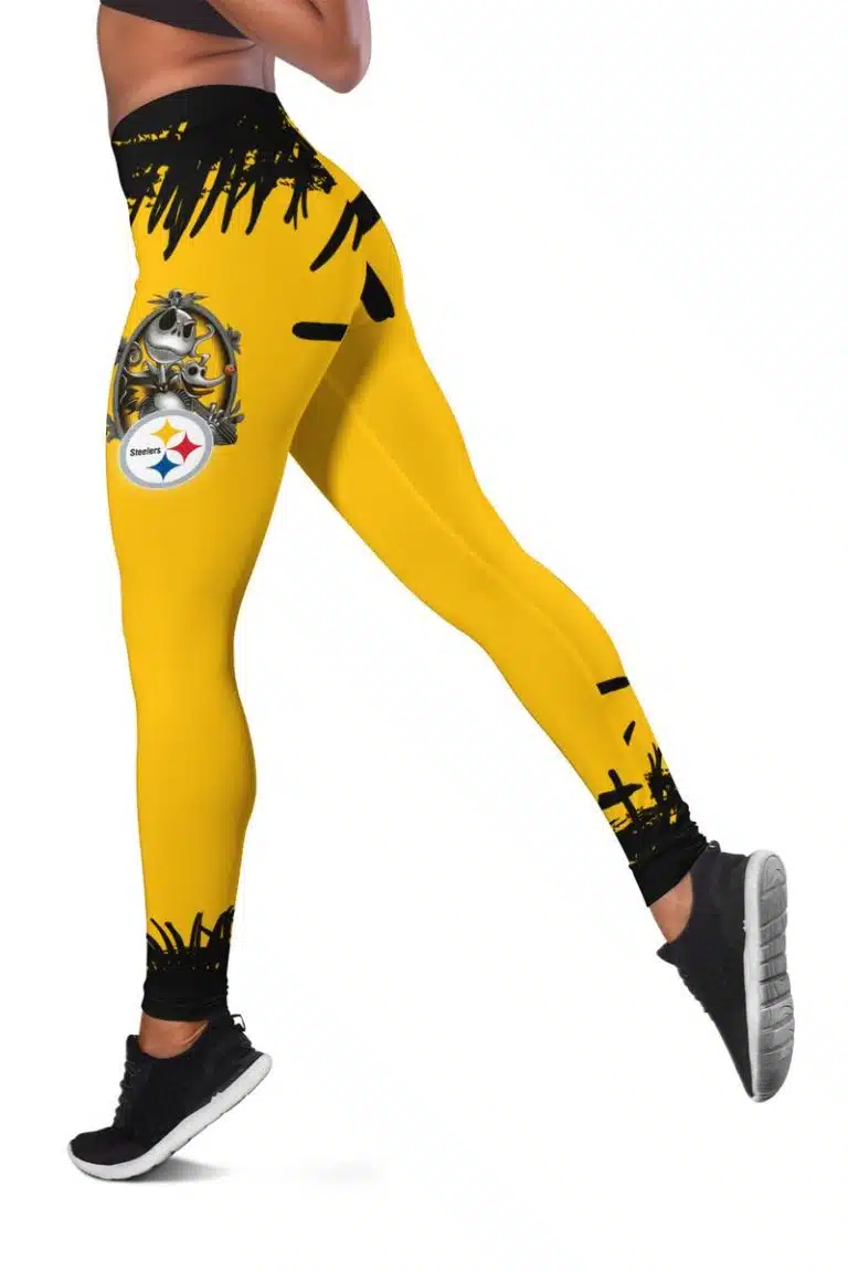 Pittsburgh Steelers Women's Hollow Out Tank Top + Legging GD21 - Image 3