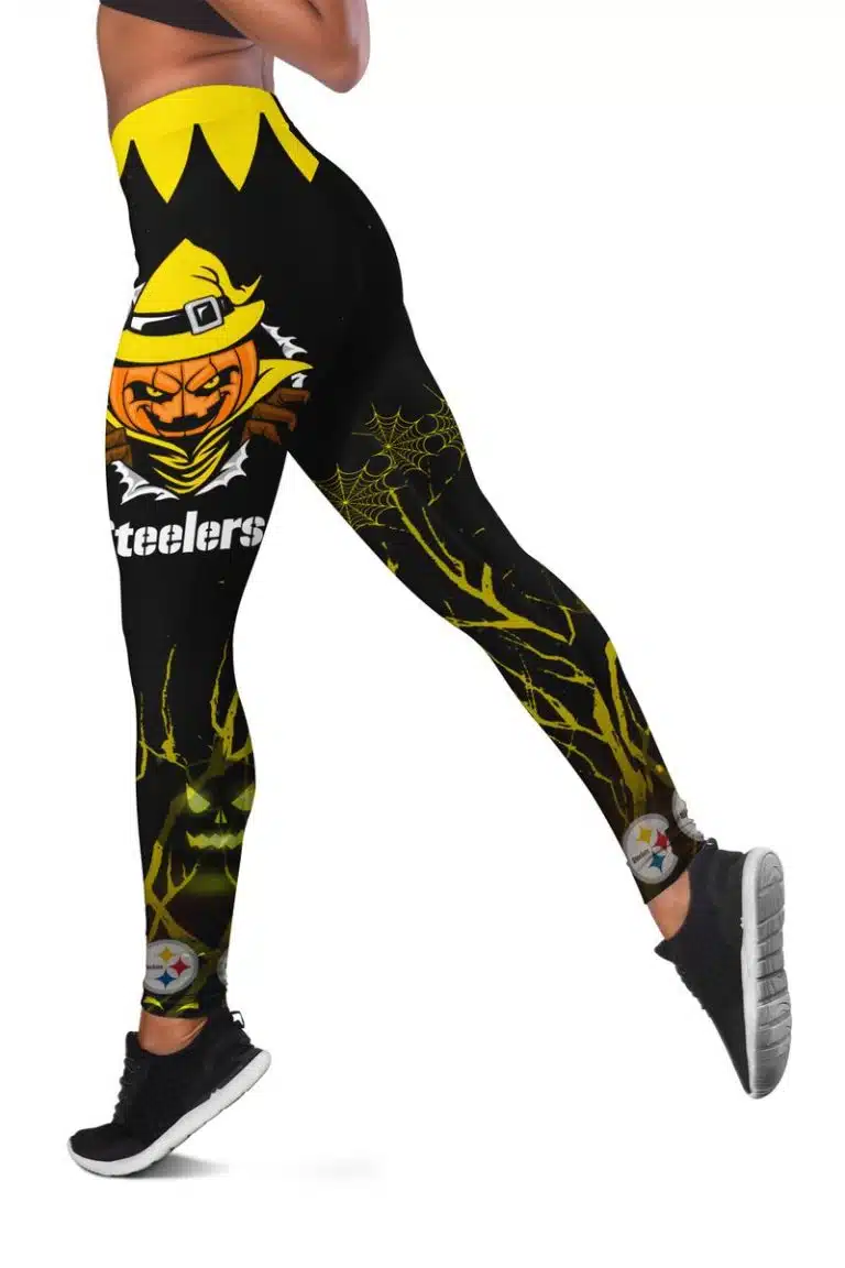Pittsburgh Steelers Women's Hollow Out Tank Top + Legging EL37 - Image 2