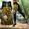 Pittsburgh Steelers Women's Hollow Out Tank Top + Legging GE13