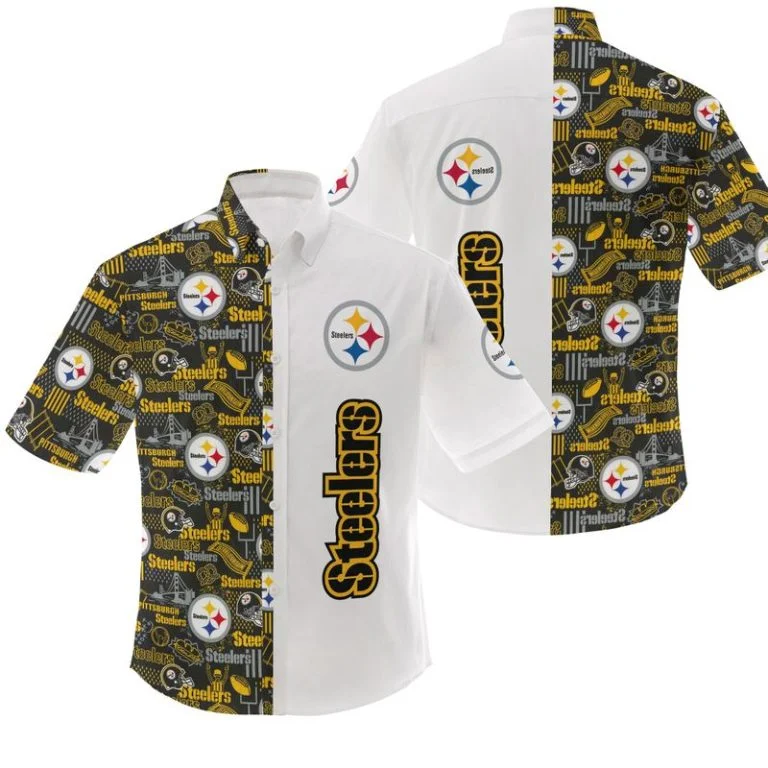 Pittsburgh Steelers Button-Up Shirt QK79