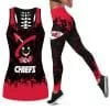 Kansas City Chiefs Women's Hollow Out Tank Top + Legging LT24
