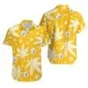 Combo Pittsburgh Steelers Button-Up Shirt & Men Shorts WG34