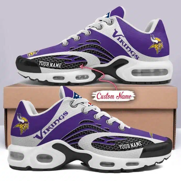 21-Minnesota Vikings-Custom Name Personalized Tn Shoes H31