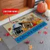 25-Carolina Panthers Fall Football Doormat – Custom name