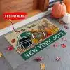 22-New York Jets Fall Football Doormat – Custom name
