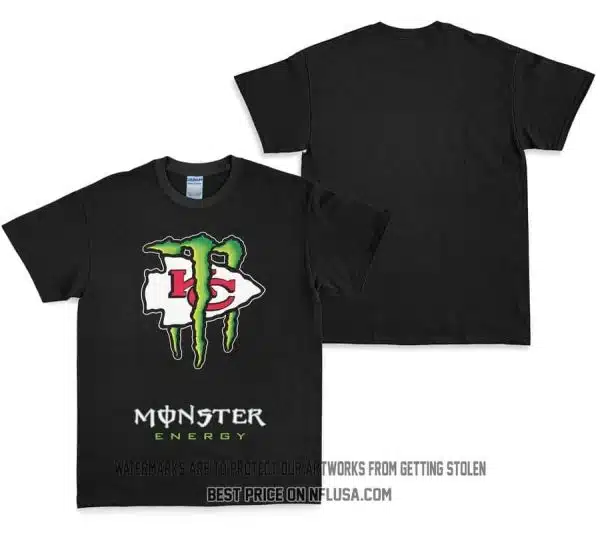 Monster Energy - Kansas City Chiefs - Limited Edition - Unisex Cotton Tee