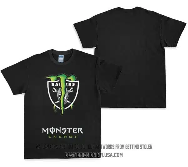 Monster Energy - Las Vegas Raiders - Limited Edition - Unisex Cotton Tee