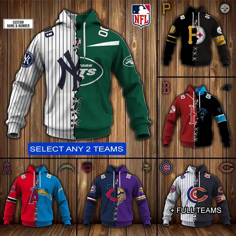 MLB X NFL Special Design Collection | Select Any 2 Teams To Mix And Match