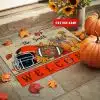 08-Cleveland Browns Welcome Fall Football Doormat – Custom name