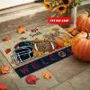 13-Houston Texans Welcome Fall Football Doormat – Custom name