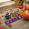 18-Minnesota Vikings Welcome Fall Football Doormat – Custom name