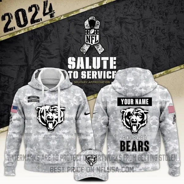 Chicago Bears Arctic Camo 2025