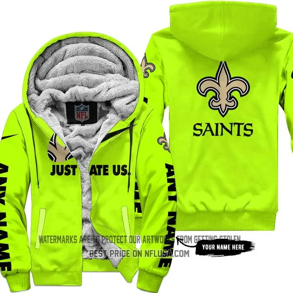 Limited Edition - New Orleans Saints - Fleece Zip Hoodie