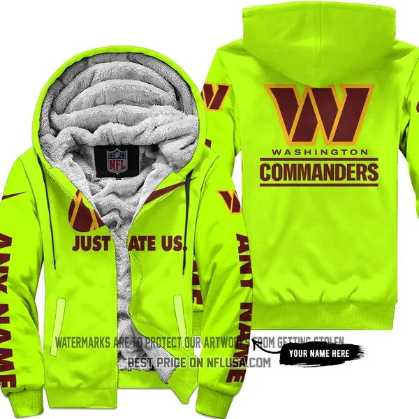 Limited Edition - Washington Commanders - Fleece Zip Hoodie