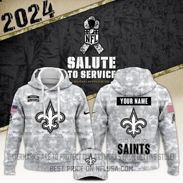 New Orleans Saints Arctic Camo 2025