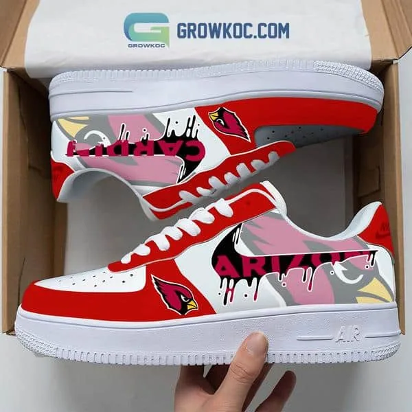 Arizona Cardinals  Team Logo Fan Air Force 1 Shoes