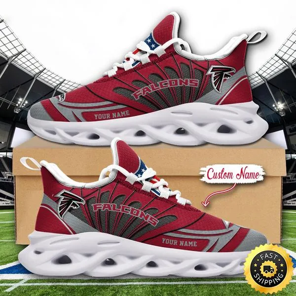 Atlanta Falcons Custom Name Max Soul Shoes